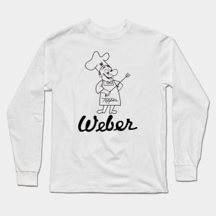 Grill Giants Weber Classic Vintage Topper Black artline Long Sleeve T-Shirt